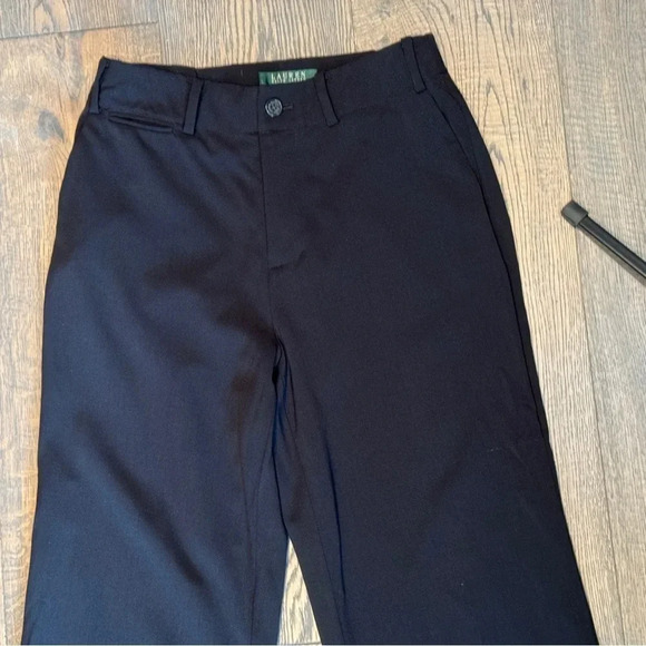 Lauren Ralph Lauren Women Sanderson Straight Pants Black Size‎ 8  Career Office - Picture 5 of 16